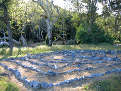 Labrynth at Harmony Grove Spiritualist Association